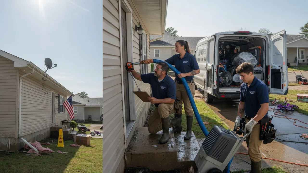 Ceiling Water Damage Restoration in Riverton, IA near me